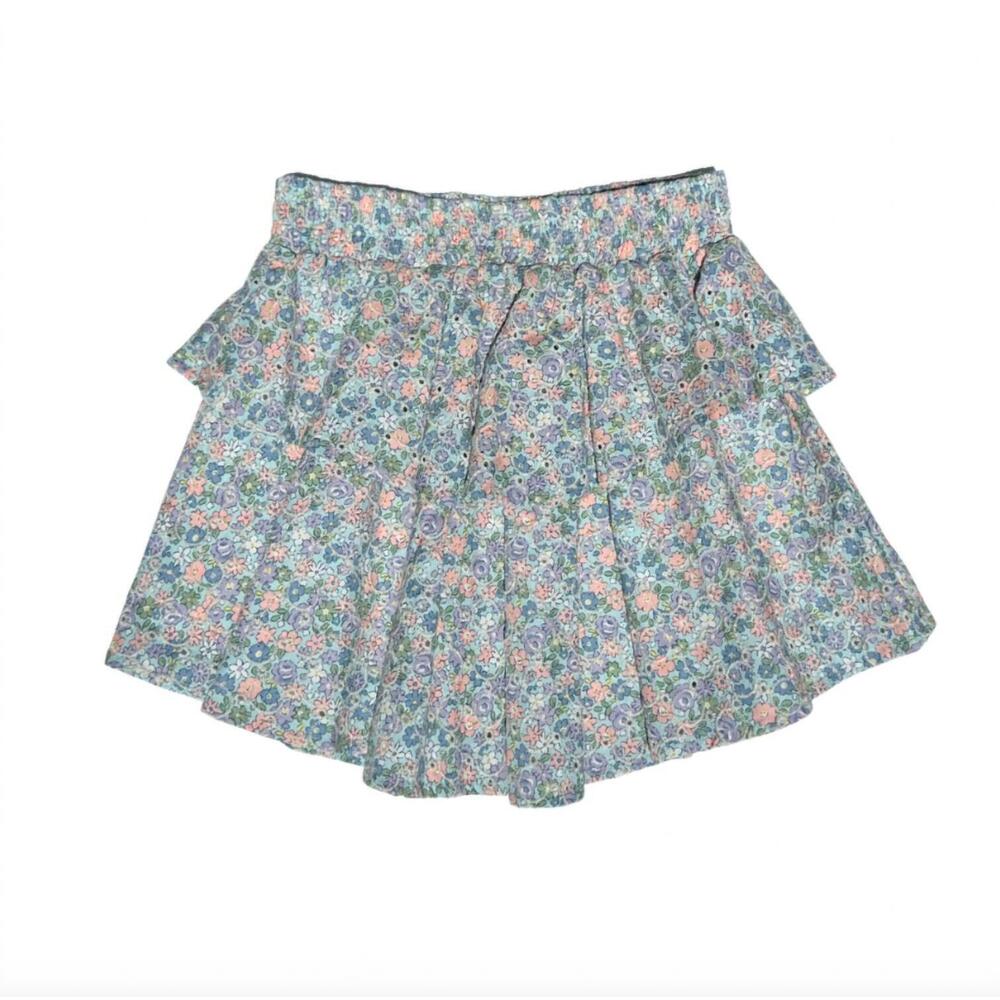 NEW PLEAT girls parker skirt in blue